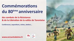 Commémorations du 80e anniversaire  des combats de la Résistance & de la Libération de la vallée de 