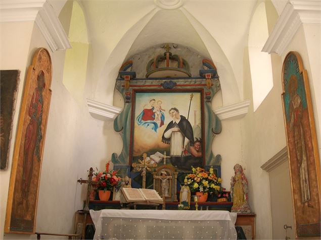 Courchevel : intérieur, chapelle Saint-Bernard des Alpes - DD/FACIM