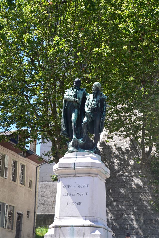 Statue des frères de Maistre à Chambéry - RIVOLLY Carole