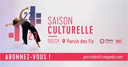 Visuel officiel de la Saison Culturelle 2022-2023 - Mairie de Passy