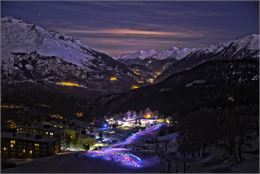Les descentes aux Flambeaux de l'ESF_Les Karellis - Olivier Oberling