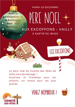 Arrivée du Père Noël_Vailly - Comité des Fêtes de Vailly