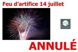 ANNULATION : Feu d'artifice 14 juillet_Bozel