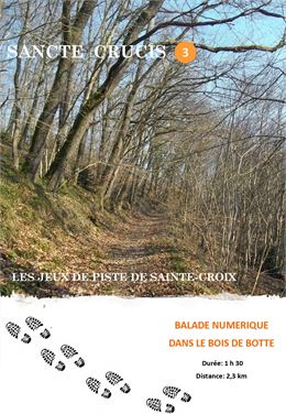 Jeu de piste Sancte Crucis de Sainte-Croix dans le Bois de Botte