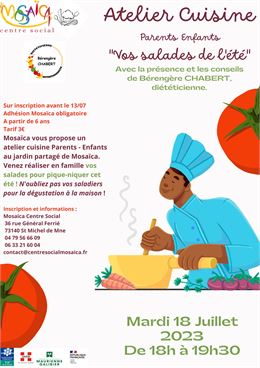 Atelier de cuisine "A vos salades"