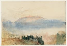 William Turner, Lac Léman avec la Dent d’Oche, depuis Lausanne, 1841, coll. Tate Britain © Tate CC-B