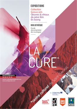 Visite commentée de  La Cure : entre peintures de montagne et vitrail  moderne