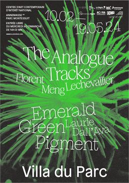 The Analogue Tracks de Florent Meng & EGP (Emerald Green Pigment) de Laurie Dall'Ava - Design: Aldri