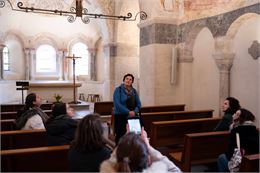Visite guidée de l'église de St Maurice de Gourdans - Marilou Perino