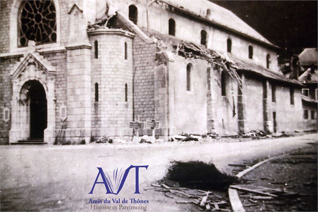 Bombardements août 44 - Thônes - Amis du Val de Thônes