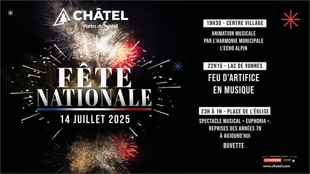 Célébration de la Fête Nationale_Châtel - Val Média