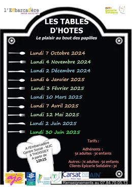 Les Tables d'Hôtes