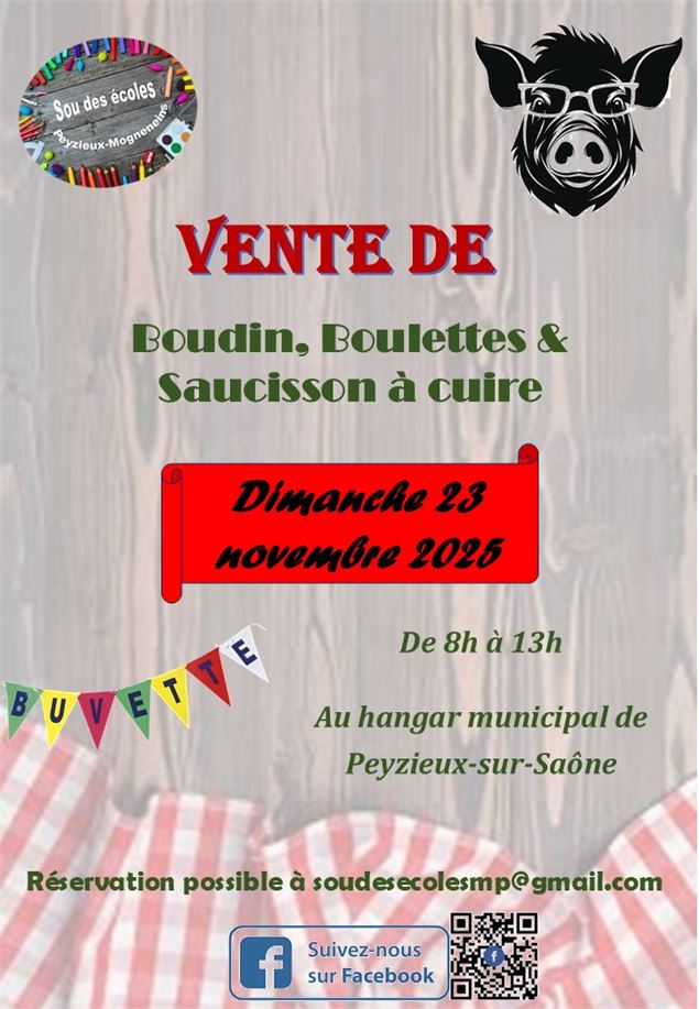 Vente de boudin et boulettes/saucisson à cuire_Peyzieux-sur-Saône
