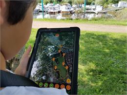Tablette explor'game - Maison de l'eau et de la nature