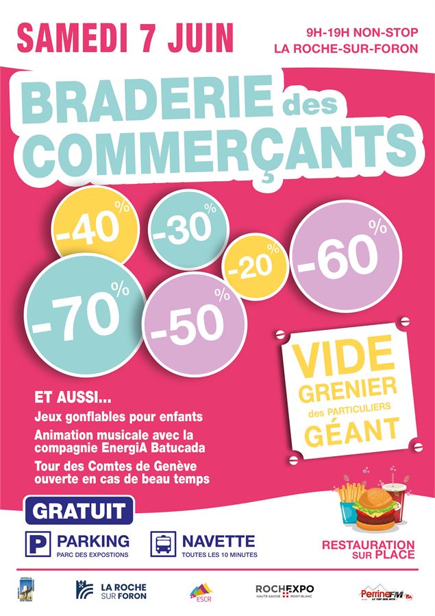 Braderie et vide-grenier - Office de Tourisme La Roche-sur-Foron
