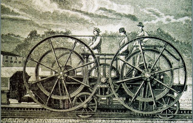 Motrice de funiculaire AGUDIO des années 1860 - JF.Durand - OTHMV