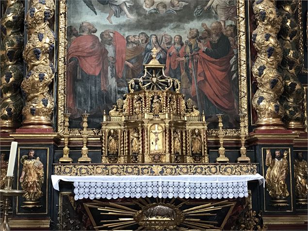 retable majeur église Saint-Pierre Séez - Fondation Facim