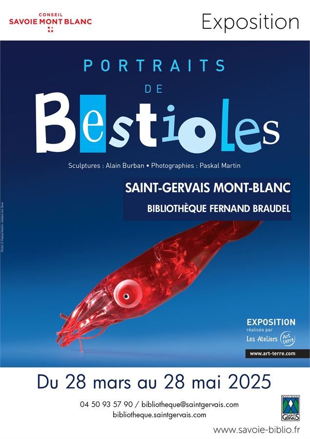 Exposition - Portraits de bestioles_Saint-Gervais-les-Bains - Atelier Art Terre