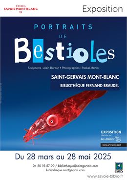 Exposition - Portraits de bestioles_Saint-Gervais-les-Bains - Atelier Art Terre