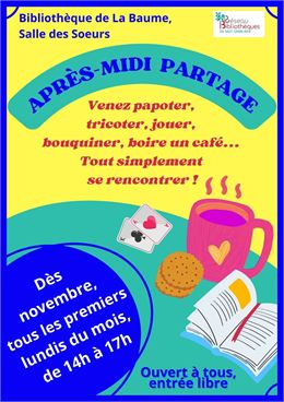 Venez papoter, tricoter, jouer, bouquiner - Réseau Bibliothèques du Haut-Chablais