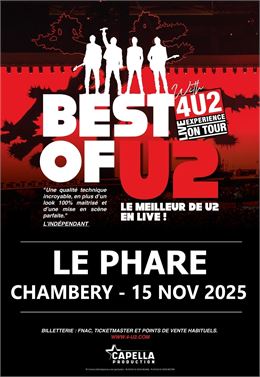 Affiche Best of U2, Le Phare - CAPELLA PROD