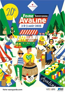 Affiche Foire Savoyarde Avaline_Val-d'Isère - Val d'Isère Tourisme