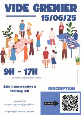 ANNULÉ - Vide grenier - amicale lalyanna