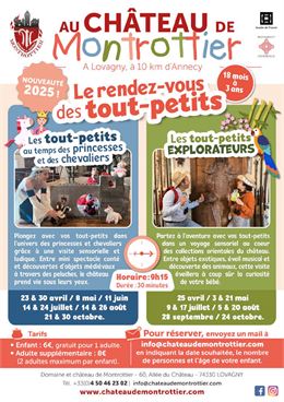 Le rendez-vous des tout-petits : "Au temps des princesses et des chevaliers"_Lovagny - Domaine et Ch