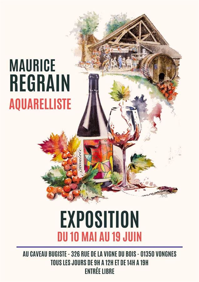 Exposition de Maurice Regrain - Le Caveau Bugiste