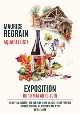 Exposition de Maurice Regrain - Le Caveau Bugiste