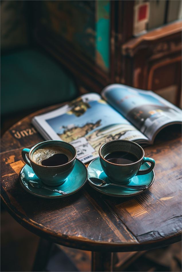 Cafés et livre - Pablo Stanley