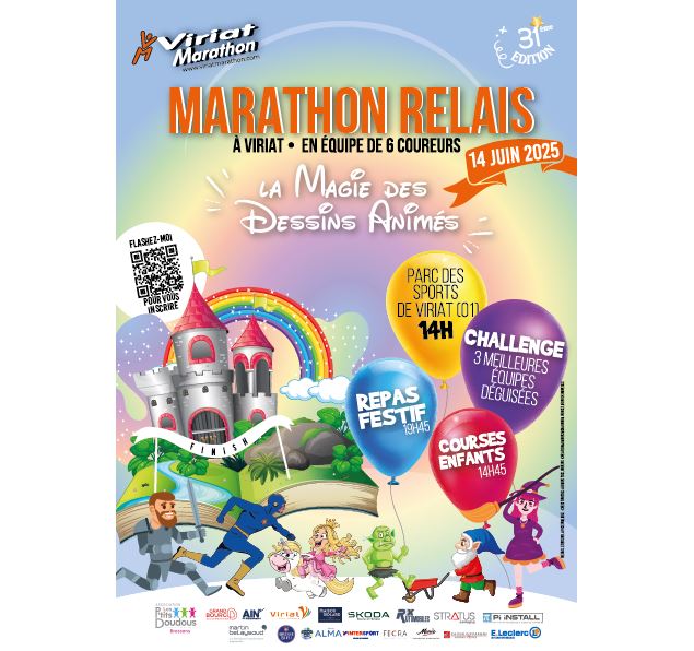 Affiche de la course pédestre - Viriat Marathon