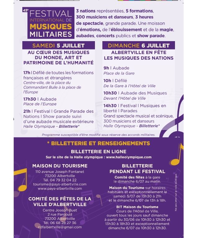Festival International de Musiques Militaires_Albertville