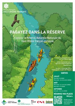 Sorties nature en kayak dans la réserve naturelle_Murs-et-Gélignieux - Syndicat du Haut-Rhône