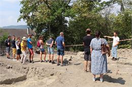 Visite chantier archéologique - Dep74