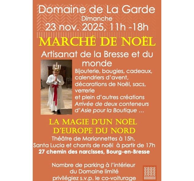 Affiche Marché de Noël - ©Les Amis du Domaine de La Garde