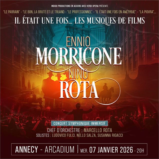 Concert : Il était une fois Ennio Morricone et Nino Rota_Annecy - DR