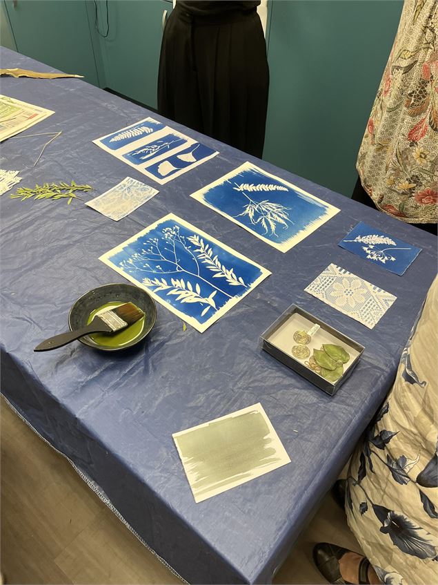 Atelier créatif - Cyanotype - OT le Costellan