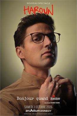 Spectacle d'humour : Haroun_Annecy - DR
