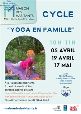 Cycle "Yoga en Famille" - Maison des Habitants