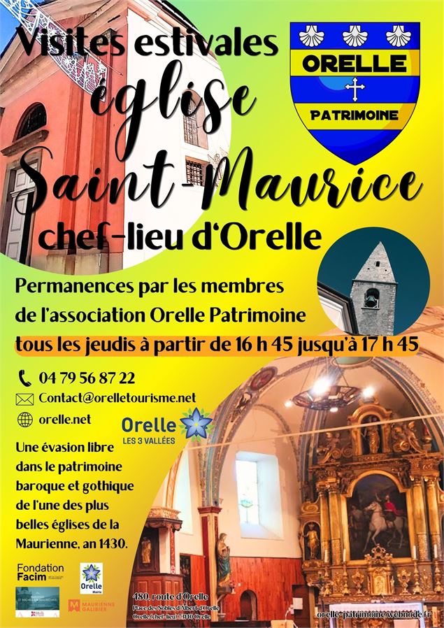 Visite de l'église baroque Saint-Maurice_Orelle - Orelle Patrimoine