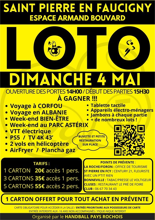 Loto du Handball Pays Rochois