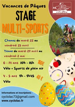Stage multi-sports avec Cycl'O Lac !_Yenne