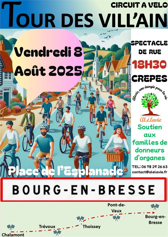 Affiche Tour des Vill'Ain - © Alélavie