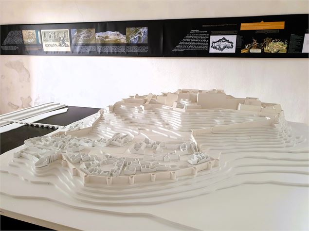 Maquette de la citadelle de Montmélian - Service patrimoine, Ville de Montmélian