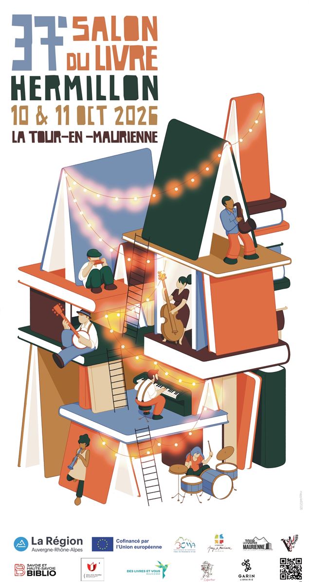 Affiche du 37e Salon du livre - Association Le Colporteur
