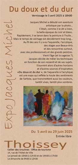 Exposition "du doux et du dur" de Jacques Michel_Thoissey