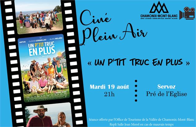 Ciné plein air « Un p'tit truc en plus »_Servoz