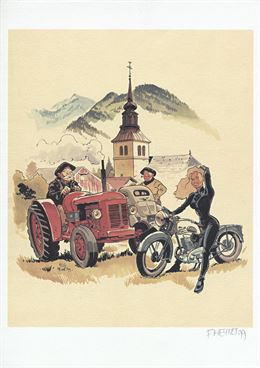 AFFICHE - Vieilles mécaniques