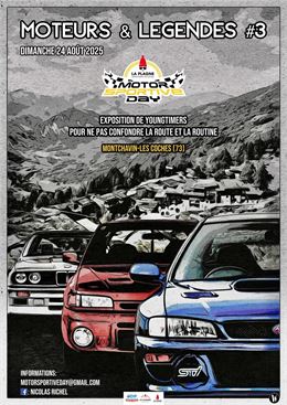 Affiche Moteurs & Légendes - Motor Sportive Day